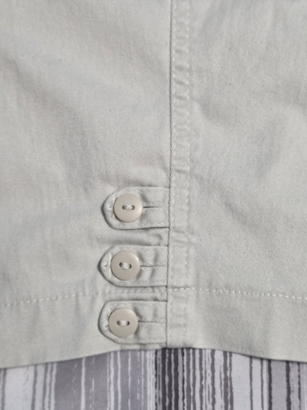 Just My Size Plus Size Pull-On Capri Pants Tan Beige Comfort Elastic Waist - Picture 3 of 6